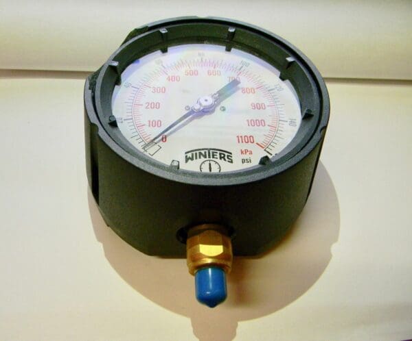 Winters Pressure Gauge 4-1/2" x 1/4" 0 to 160 Scale Range #PPC5085