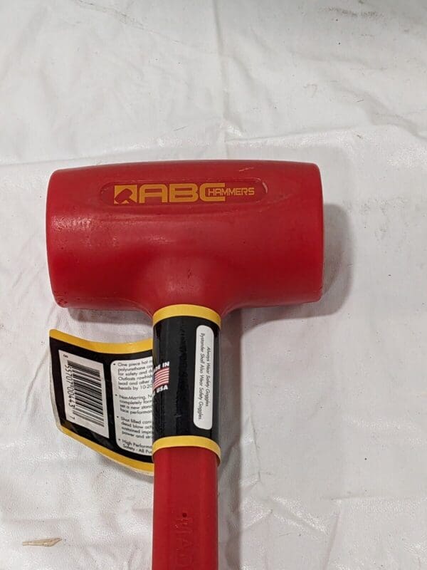 ABC HAMMERS 2.8 lb Polyurethane Dead Blow Hammer ABC3DB