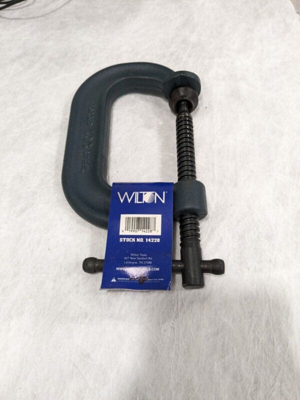 Wilton 3" 400 Series C CLamp 403 Black Oxide Spindle 3500lb Regular Duty 14228