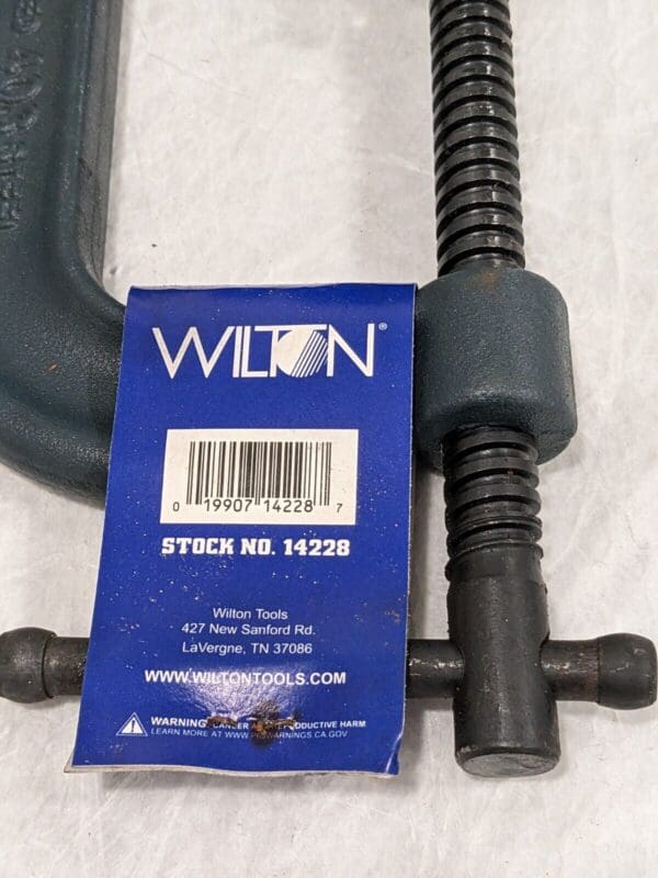 Wilton 3" 400 Series C CLamp 403 Black Oxide Spindle 3500lb Regular Duty 14228