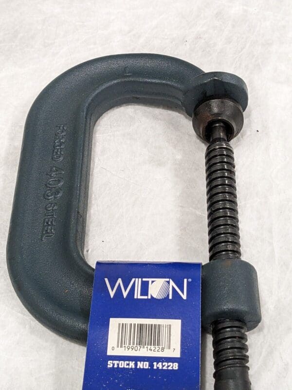 Wilton 3" 400 Series C CLamp 403 Black Oxide Spindle 3500lb Regular Duty 14228