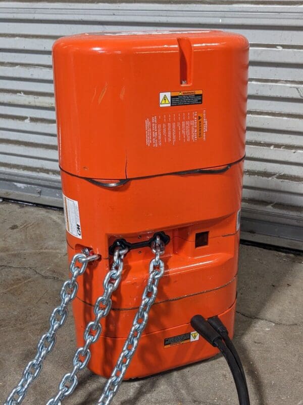 CM Lodestar Electric Chain Hoist 1/2 Ton Capacity 15 Ft. Lift 4214NH Damaged