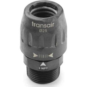 TRANSAIR Air Hose Male Connector: Plastic 6605 25 28