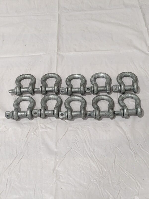 Chicago Hardware Anchor Shackle: 2,000 lb Working Load Limit Qty 10 20620-4