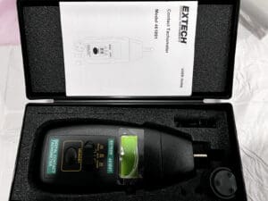 EXTECH Accurate up to 0.05%, 0.1 RPM Resolution, Contact Tachometer