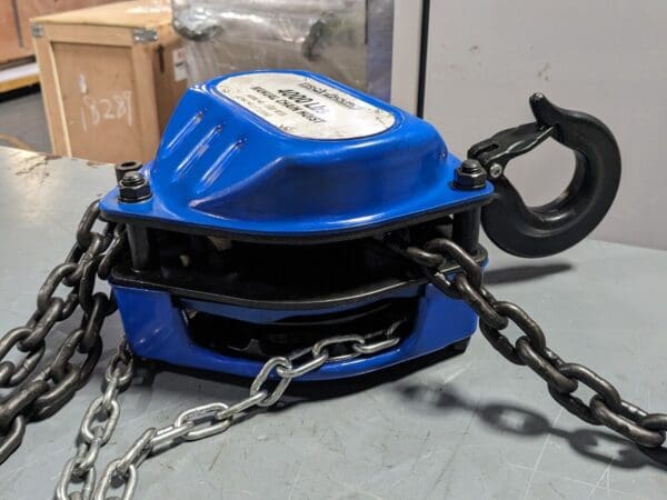 Pro Source Manual Hand Operated Chain Hoist 4000 lb. Capacity 15 ft. Lift