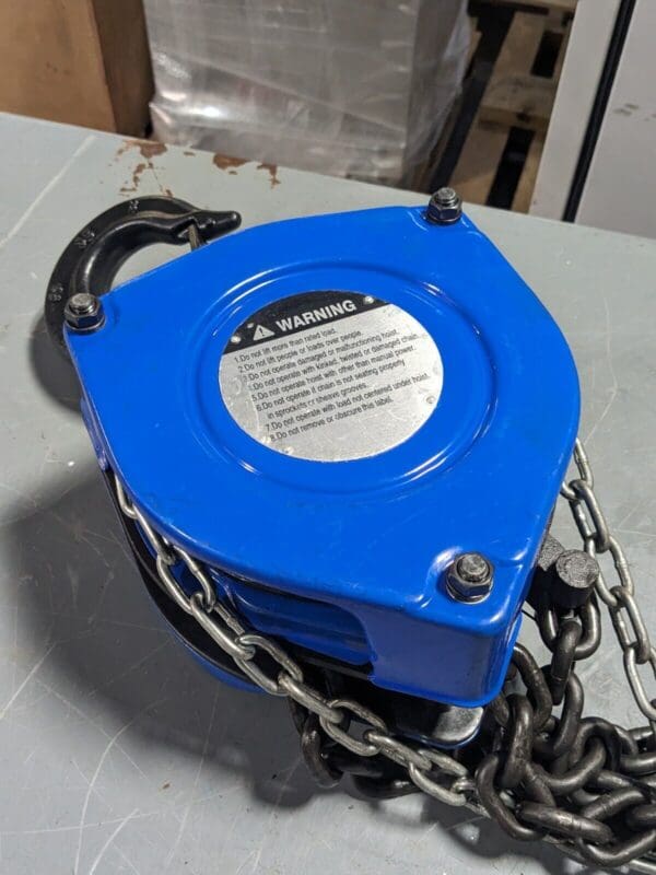 Pro Source Manual Hand Operated Chain Hoist 4000 lb. Capacity 15 ft. Lift