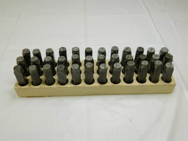 C.H. Hanson 36 Piece 1/2″ Character Steel Stamp Set 20628