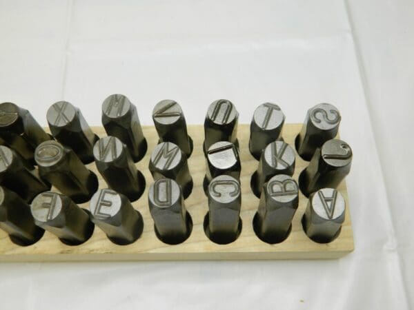 C.H. Hanson 36 Piece 1/2″ Character Steel Stamp Set 20628