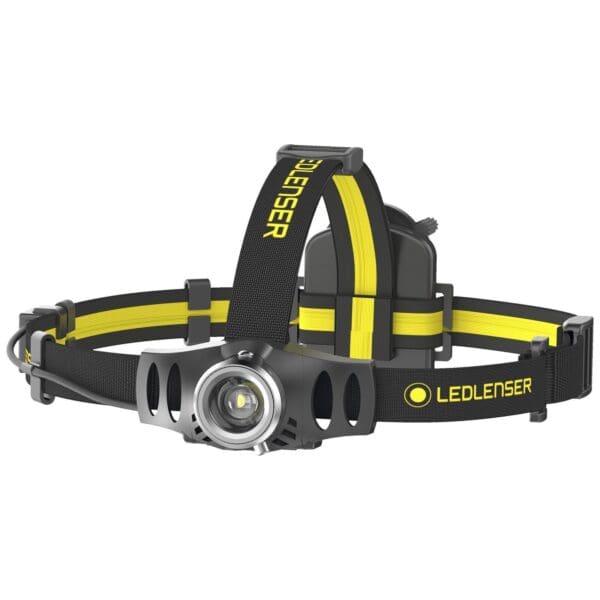 LED LENSER Headlamp Flashlight Light Head Lamp 5 - 200 Lumen Black Yellow iH6R