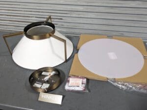 Hinkley Flush Mount LED Light Fixture 20" W. x 7.5" H. Brushed Bronze 3723BR