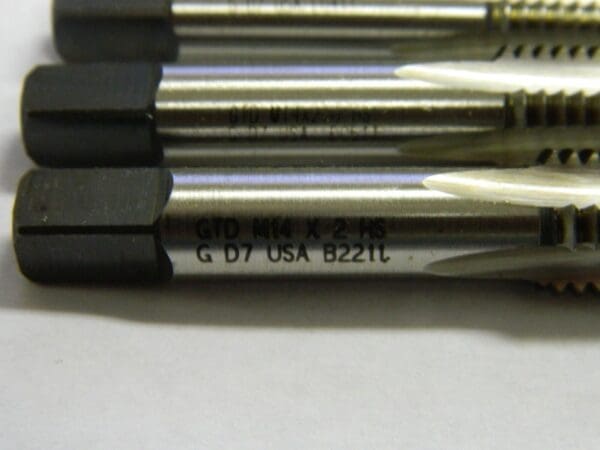 Widia GTD M14-2.0 D7 HSS Limit Hand Tap Set Qty 3 14848