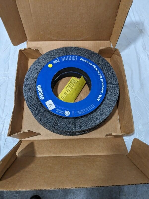 OSBORN Wheel Brush: 10" Wheel Dia, 1" Face Width, Crimped Qty 2 0004053100