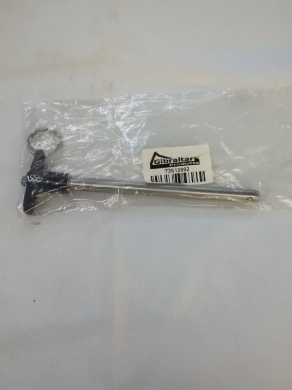 GIBRALTAR Quick-Release Pin: T-Handle, 3/8" Pin Dia, 5" Usable Length LBT-SS7138