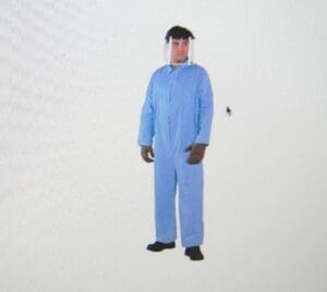 Box of 21 Kleenguard A65Blue Coveralls Size 4XL. FREE SHIP SHIPS TODAY