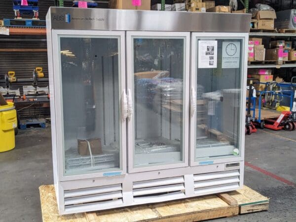 American Biotech Supply Glass Door Chromatography Refrigerator 72 Cu. Ft. 115v