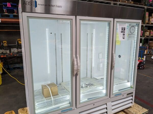 American Biotech Supply Glass Door Chromatography Refrigerator 72 Cu. Ft. 115v