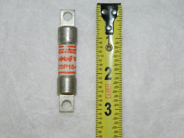 FERRAZ SHAWMUT Blade Fast-Acting Fuse: 15 A, 14.2 mm Dia A70P15-4