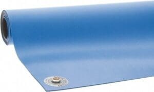 PRO-SAFE Anti-Static Floor Mat: Rubber, 6' OAL, 2' OAW, 0.14" Thick 57977878