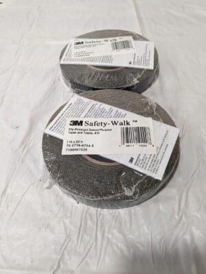 3M Floor & Aisle Marking Tape: 1" Wide, 60' Long, Vinyl Qty 2 7100067526