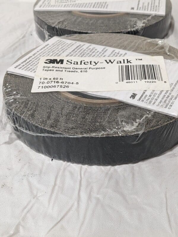 3M Floor & Aisle Marking Tape: 1" Wide, 60' Long, Vinyl Qty 2 7100067526