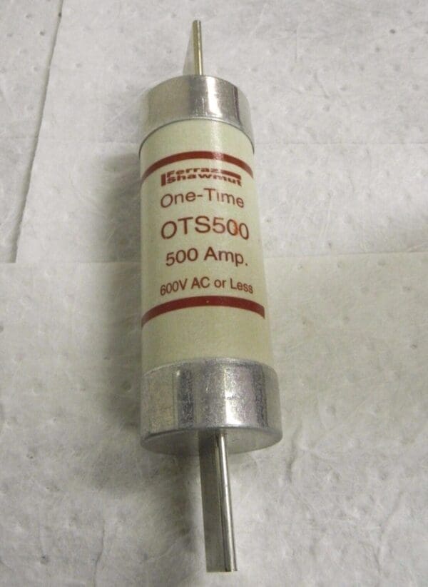 Mersen Ferraz Shawmut Fast Acting General Purpose Fuse 600 VAC 500 AMP OTS500