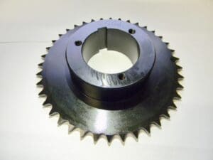 BROWNING Bushed Roller Chain Sprocket: 40 Teeth, 5/8" Pitch, 2-11/16" Bore Dia