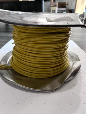 SOUTHWIRE Machine Tool Wire 10 AWG Yellow 500' Long, Polyvinylchloride 0.18" OD