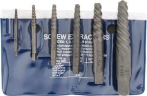 CLEVELAND Spiral Flute Screw Extractor: 6 Pc C00907