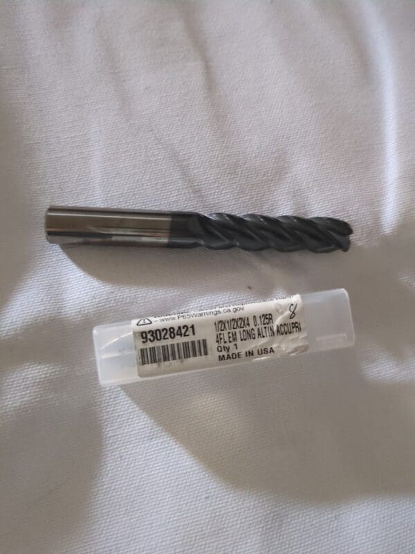 ACCUPRO Corner Radius End Mill: 1/2" Dia, 2" LOC 12183098