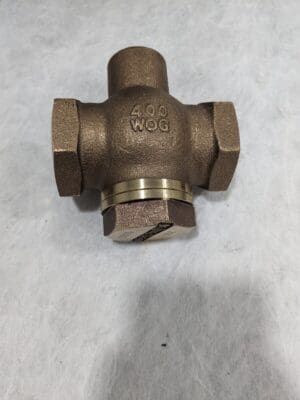 KINGSTON Horizontal Check Valve: 1-1/4" Pipe NPT x NPT 205-7