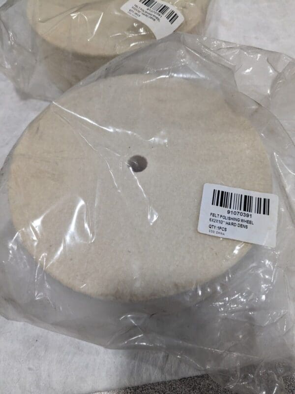 Unmounted Polishing Buffing Wheel 6" X 2" X 1/2" Qty 2 91070391