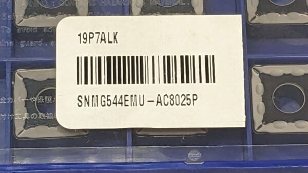 Sumitomo Carbide Turning Inserts Neutral SNMG544EMU AC8025P QTY 10 19P7ALK