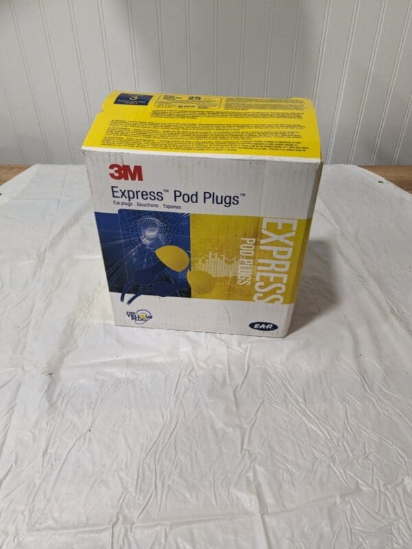 3M Earplugs: 25 dB, Foam, Round, Push-In Stem, Corded Approx 100 7000127179