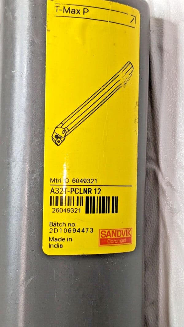 Sandvik Coromant T-Max P Indexable Boring Bar 11.811"OAL A32T-PCLNR 12 6049321