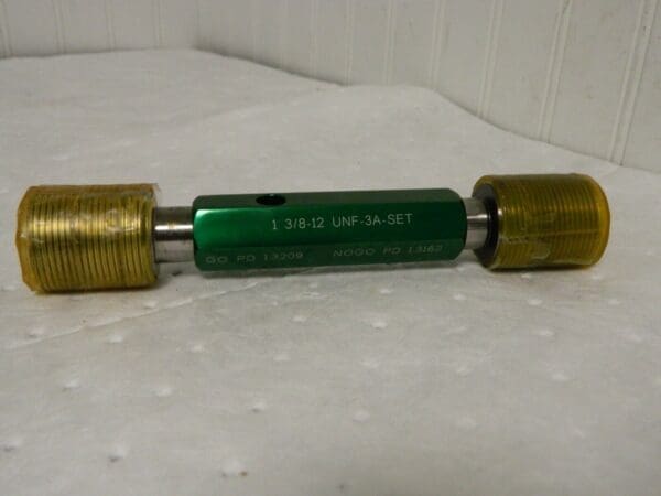 GF Gage Go/No Go Truncated Thread Plug Gage 1-3/8 - 12 Thread S1375123AS