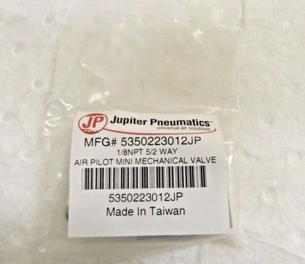 Jupiter Pneumatics Mini Mechanical Valve 1/8" NPT 5/2 Way Air Pilot 5350223012JP