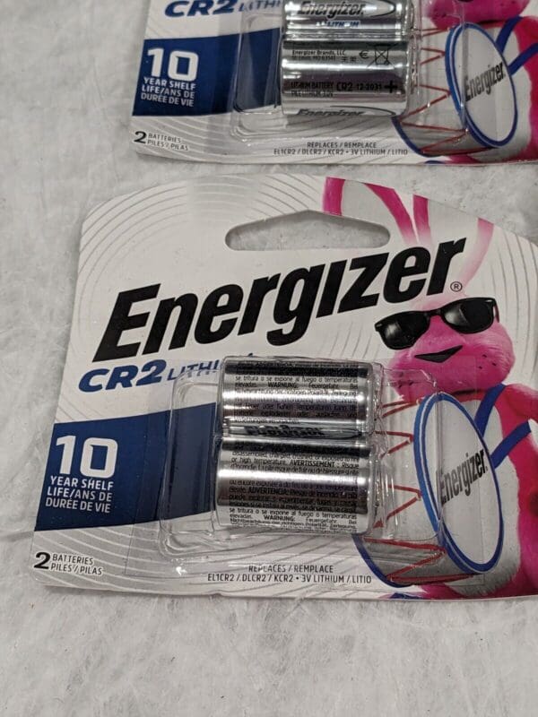 Energizer CR2 Lithium Batteries (6-Packs), 3V Photo Batteries EL1CR2BP2