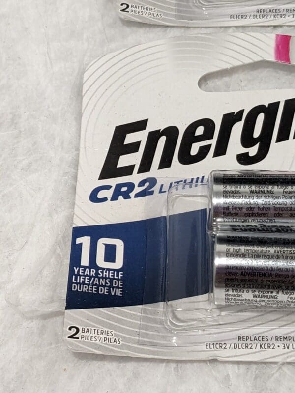 Energizer CR2 Lithium Batteries (6-Packs), 3V Photo Batteries EL1CR2BP2