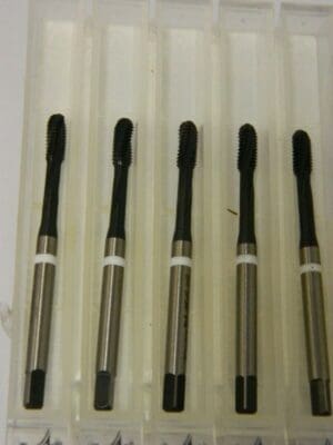 Accupro 6-40 HSSE H3 3-Flute Spriral Flute Tap White Band QTY 5 09222571