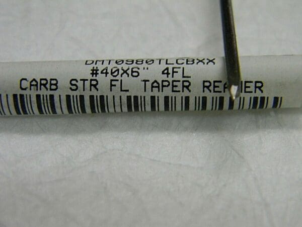 Pro Carb Str Fl Taper Reamer 4 FL 40X6" QTY 6 32121576