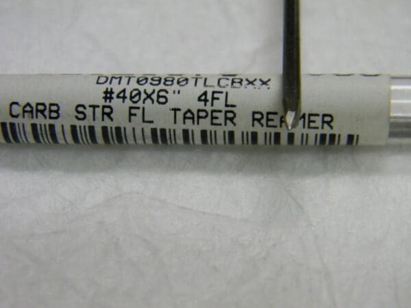 Pro Carb Str Fl Taper Reamer 4 FL 40X6" QTY 6 32121576