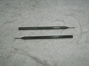 Accupro Square End Mill 1/32" Dia. x 2-1/2" OAL 3FL Carbide Qty. 2 5874831