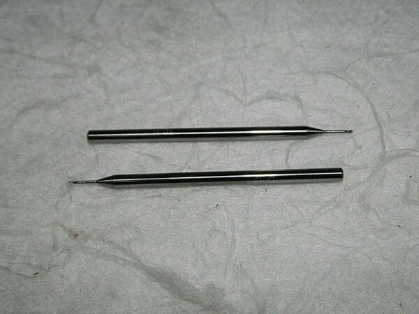 Accupro Square End Mill 1/32" Dia. x 2-1/2" OAL 3FL Carbide Qty. 2 5874831