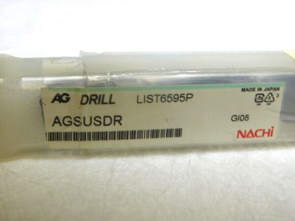 Nachi FM HSS AG-SUS Parabolic Drill 3/4” 5.5” Fl Lgth 7-7/8” OAL 1329092 L6595P