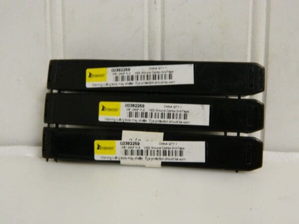 Interstate Drill/Tap 3/8-24 UNF H3 3-3/8" OAL 0.3395" D x13/16" L Qty 3 00382259