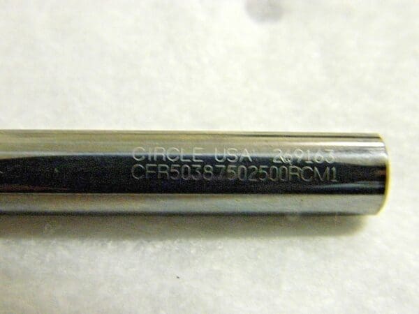 Widia Circle Micro Grooving Tool 0.312"Min Dia CFR50387502500R CM1 Qty 2 3752290