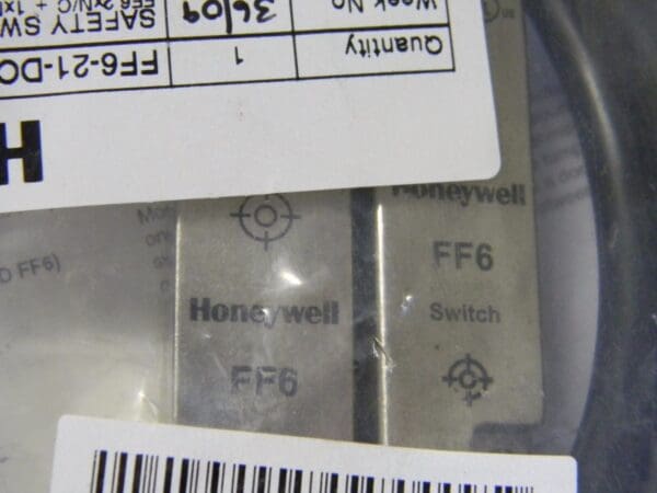 Honeywell NO/2NC 30 VDC 1 Amp Noncontact Safety Limit Switch FF6-21-DC-03-SS