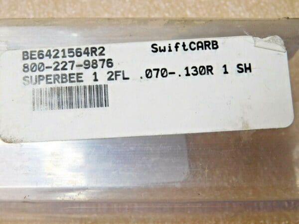 Superbee Indexable Convex Radius Cutter 0.07 to 0.13" Cut Radius BE6421564R2