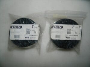 Techflex Expandable Braided Sleeving 2" Black 10 ft per Roll QTY 2 FRN2.00TB10